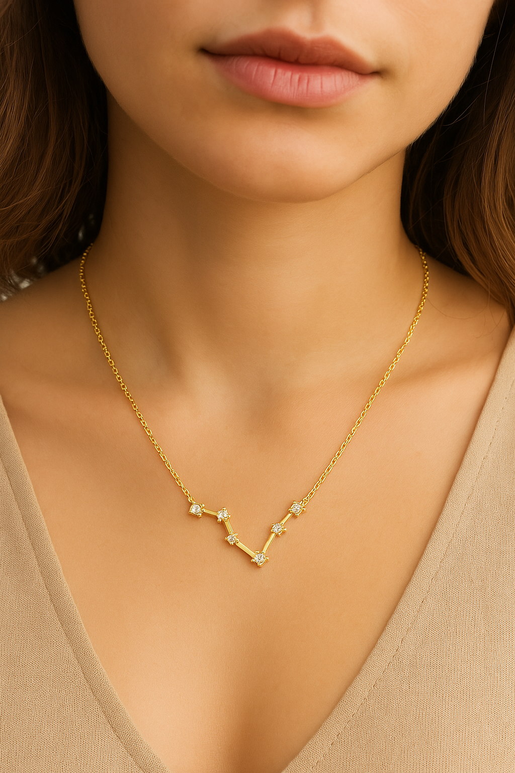 Collier Pendentif Cristal Poissons