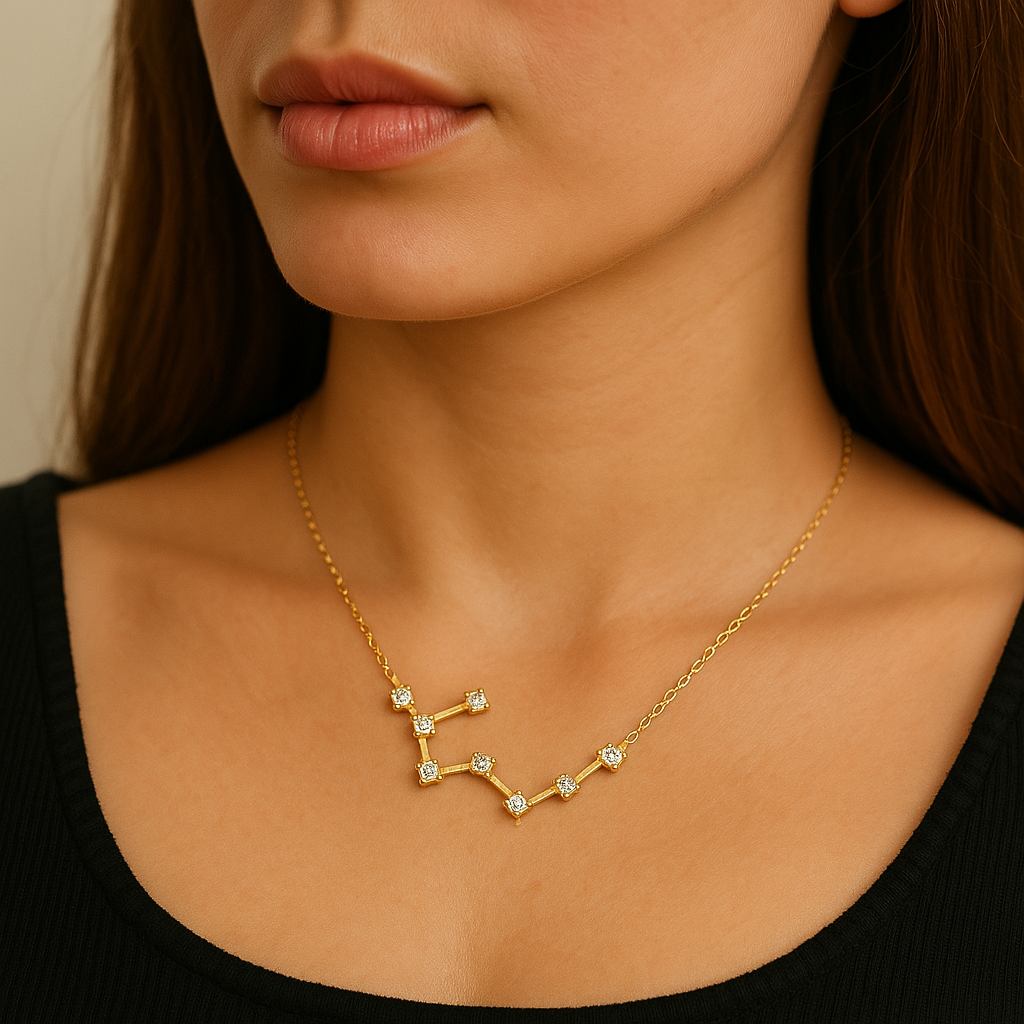 Collier Pendentif Cristal Taureau
